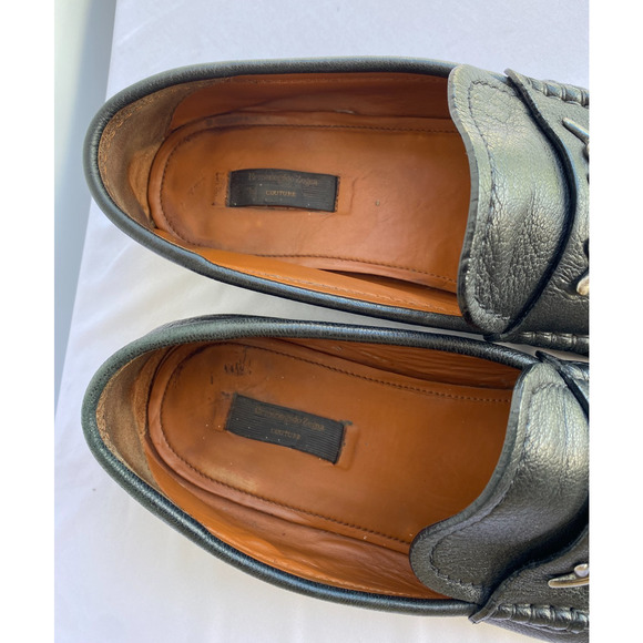 Ermenegildo Zegna Couture XXX Black Loafer Leather size US 10 main image 11